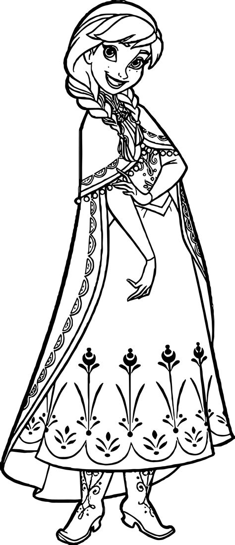 Free Printable Anna Coloring Pages